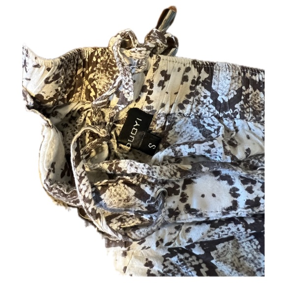 Snake pattern Capri pants - Picture 2 of 2